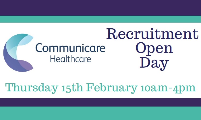 Recruitment Open Day – Healthcare Assistant’s & Nurses